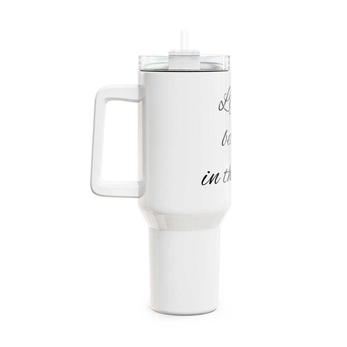 40oz Travel Tumbler — “Life is better in the Alps” Insulated Mug with Handle