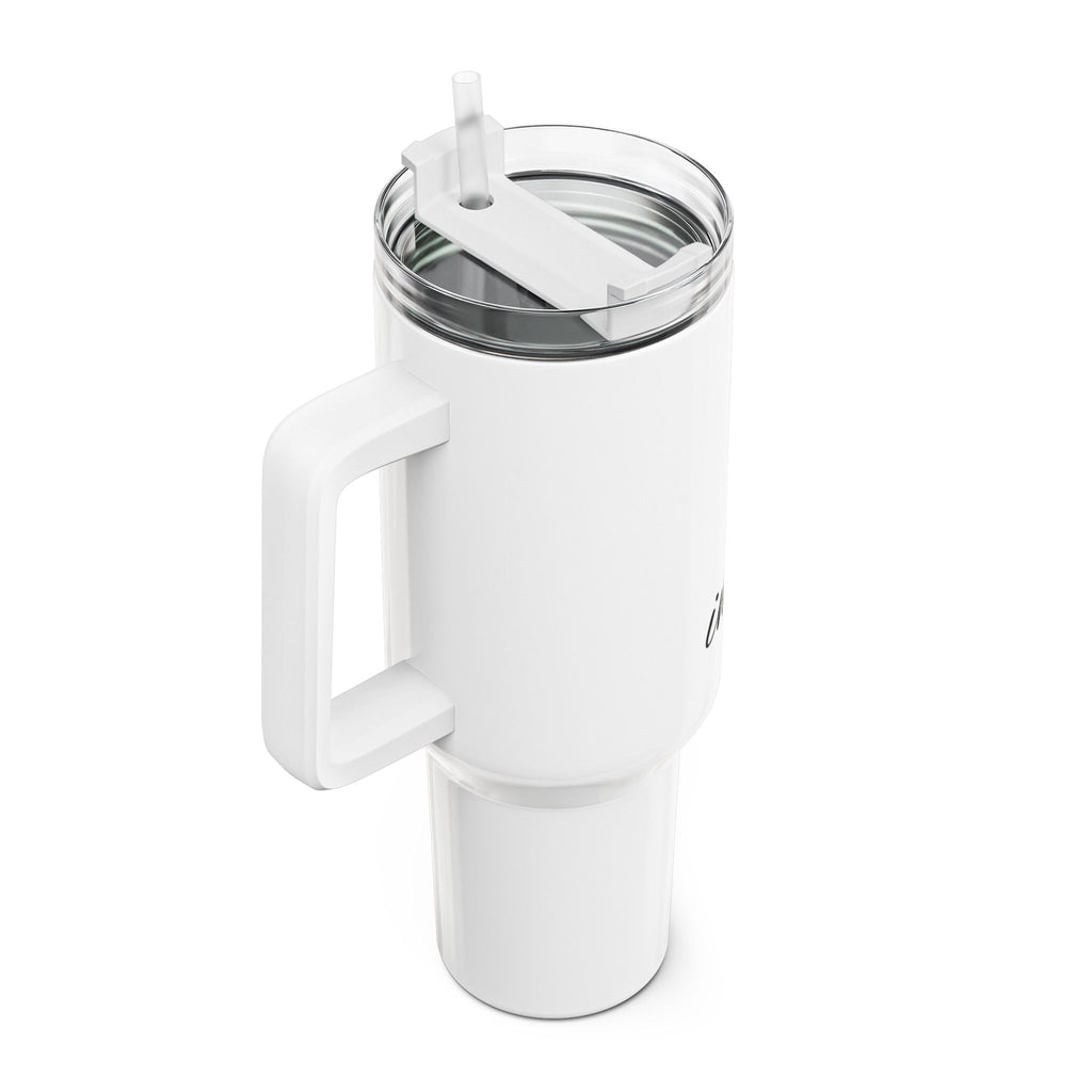 40oz Travel Tumbler — “Life is better in the Alps” Insulated Mug with Handle
