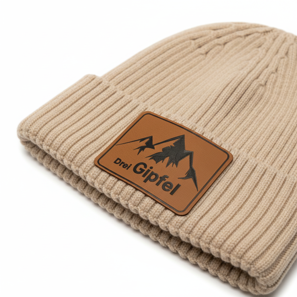 Drei Gipfel beanie Oatmeal beige